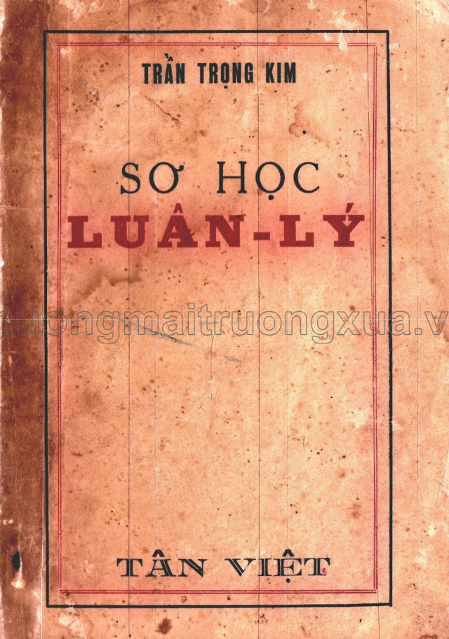 Sơ học Luân Lý - Trần Trọng Kim